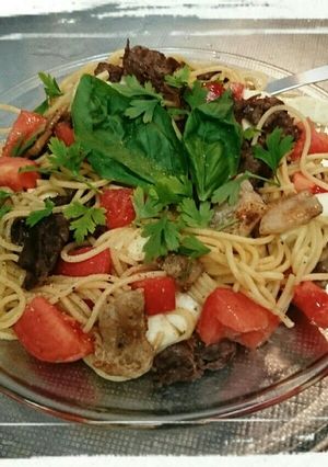 超簡単！さっぱり梅パスタ！！-レシピのメイン写真