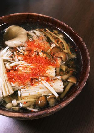 とろとろ♡ぽかぽかきのこ汁-レシピのメイン写真