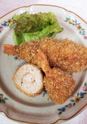 ぷくぷく着ぶくれエビフライ-レシピのメイン写真