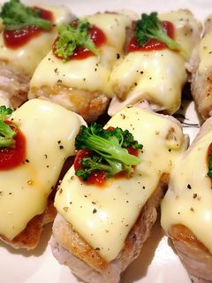 ヘルシー♫豆腐の豚肉巻きイタリアン-レシピのメイン写真