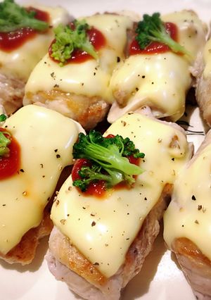 ヘルシー♫豆腐の豚肉巻きイタリアン-レシピのメイン写真
