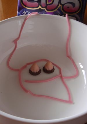 味覚糖お菓子でおばけ-レシピのメイン写真