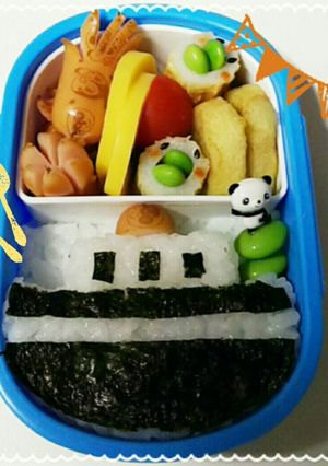 幼稚園弁当に、船のお弁当!-レシピのメイン写真