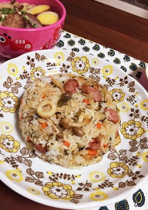 ある物で☆和風チャーハン！-レシピのメイン写真