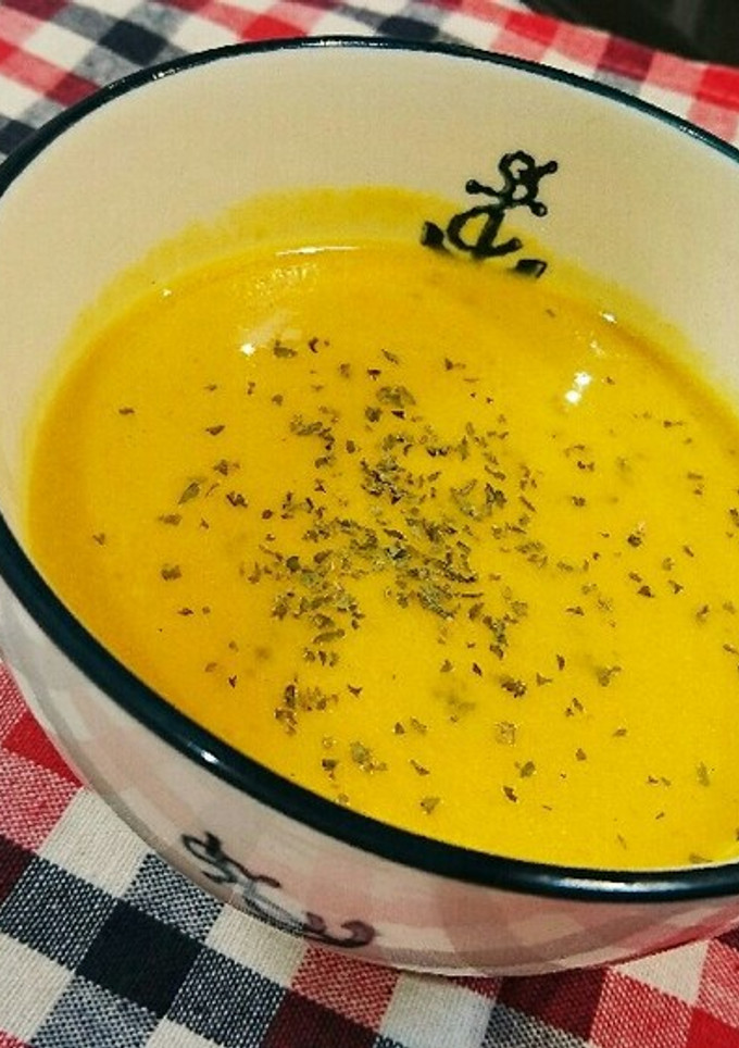 ミキサー&裏ごし不要！かぼちゃスープ-レシピのメイン写真