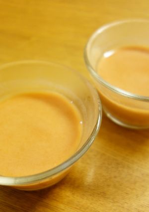 トマトジュースと豆乳の簡単冷製スープ-レシピのメイン写真