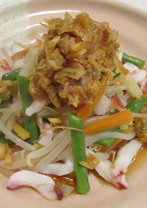 プリプリ食感のタコの香り和え-レシピのメイン写真