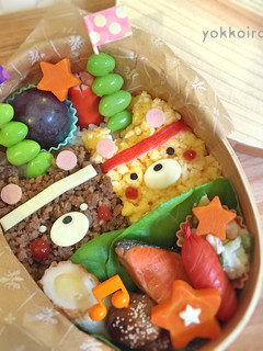 運動会弁当☆そぼろ弁当☆キャラ弁♩-レシピのメイン写真