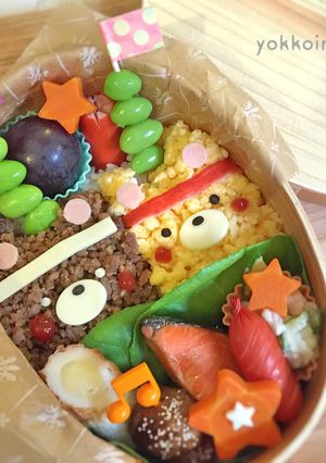 運動会弁当☆そぼろ弁当☆キャラ弁♩-レシピのメイン写真