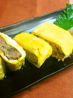 卵焼き器DEハ巻き(ハンバーグ卵巻き)♪-レシピのメイン写真