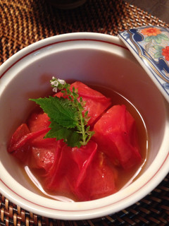 トマトの冷やし麺つゆ煮-レシピのメイン写真