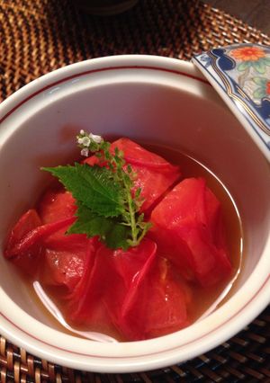 トマトの冷やし麺つゆ煮-レシピのメイン写真