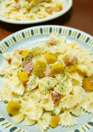 バリラ♪南瓜と厚切りベーコンのパスタ-レシピのメイン写真