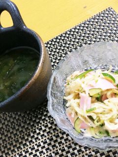 和食スピード2品 切干大根和え物+味噌汁-レシピのメイン写真
