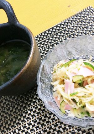 和食スピード2品 切干大根和え物+味噌汁-レシピのメイン写真