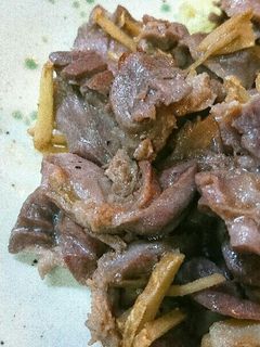 ☆砂肝の生姜バター正油炒め-レシピのメイン写真