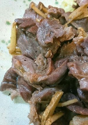 ☆砂肝の生姜バター正油炒め-レシピのメイン写真