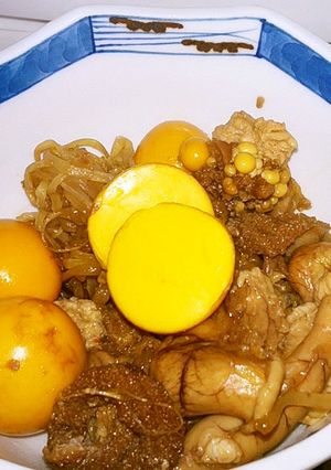 鶏モツ煮込み-レシピのメイン写真