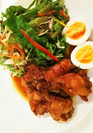 圧力鍋でっ!柔らかぁい★鶏手羽元の甘辛煮-レシピのメイン写真