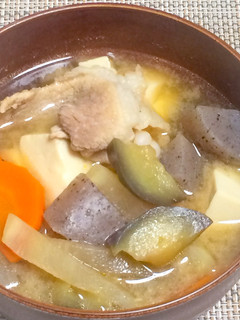残り物野菜と生姜チューブでOK✨簡単豚汁-レシピのメイン写真
