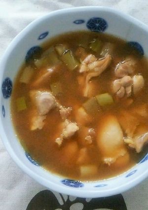 【レンジで簡単】鶏もも肉のオレポン煮-レシピのメイン写真