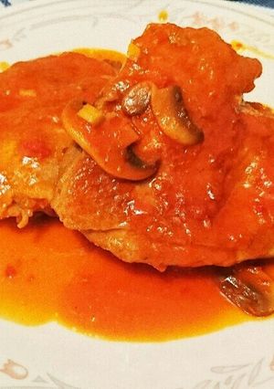 チキンのトマト煮込み～ソースはパスタに～-レシピのメイン写真
