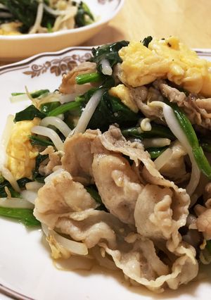 沢山食べられてヘルシーふわたま野菜豚炒め-レシピのメイン写真