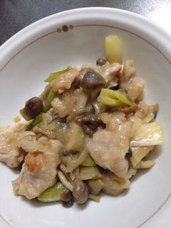 豚肉と白ネギ・しめじの味噌炒め-レシピのメイン写真