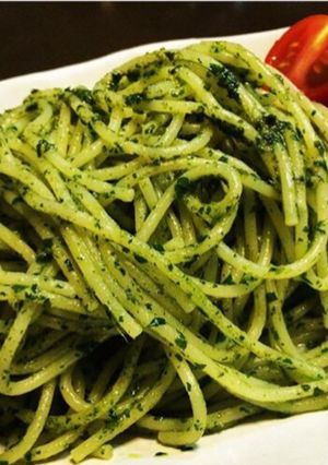 青ジソジェノベーゼパスタ＊時短レシピ-レシピのメイン写真