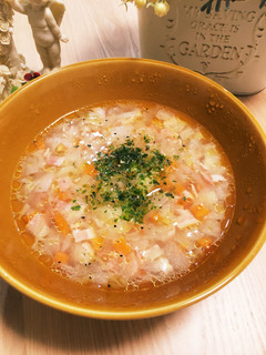 バターが決め手!具沢山☆食べる野菜スープ-レシピのメイン写真