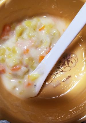 パパのと一緒に！中期離乳食！シチュー☆-レシピのメイン写真