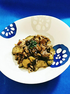 今日の夕食は!なすと豚肉のしょうが炒め-レシピのメイン写真