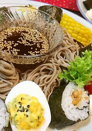 遊び心満点★子共喜ぶ【クルクル回転ソバ】-レシピのメイン写真