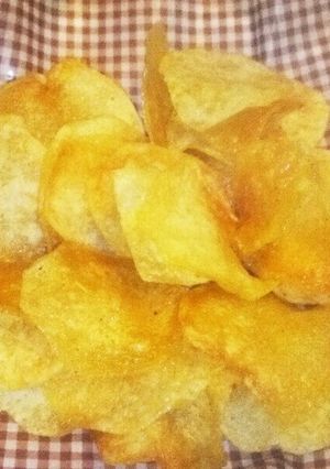 水さらし不要！スライサーでポテトチップス-レシピのメイン写真