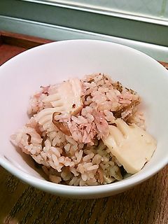 ツナと竹の子の炊き込みご飯-レシピのメイン写真