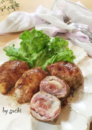 いちじくとゴルゴンゾーラの生ハム肉巻き-レシピのメイン写真