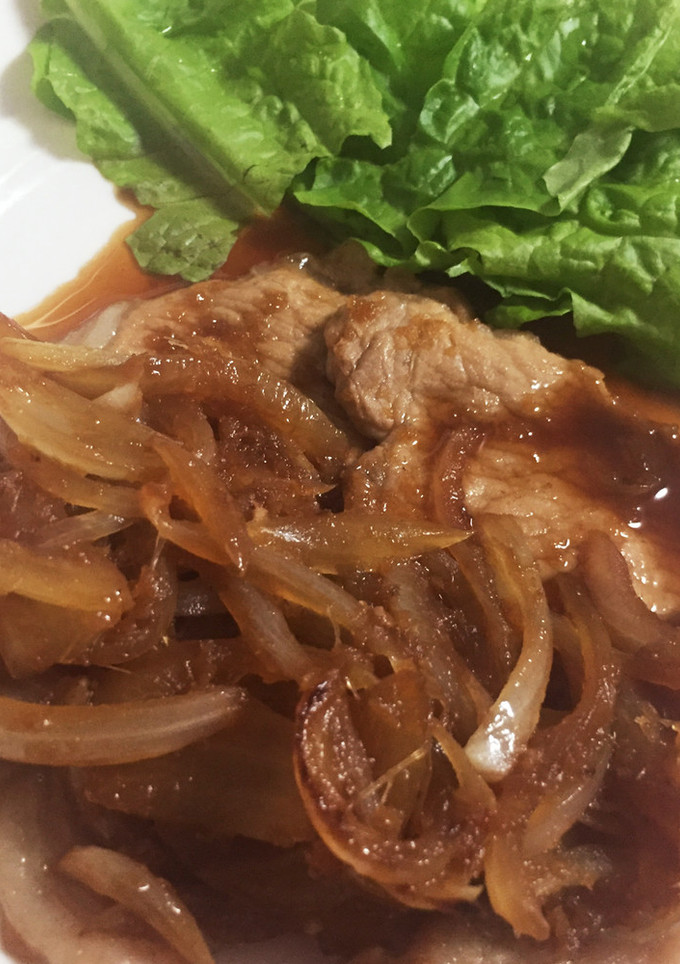 たまねぎたっぷり生姜焼き！-レシピのメイン写真