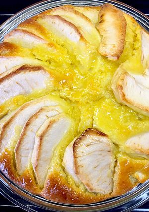 簡単なホットミックスで焼きりんごケーキ-レシピのメイン写真