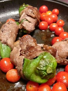牛薄切り肉巻き万願寺とうがらし-レシピのメイン写真