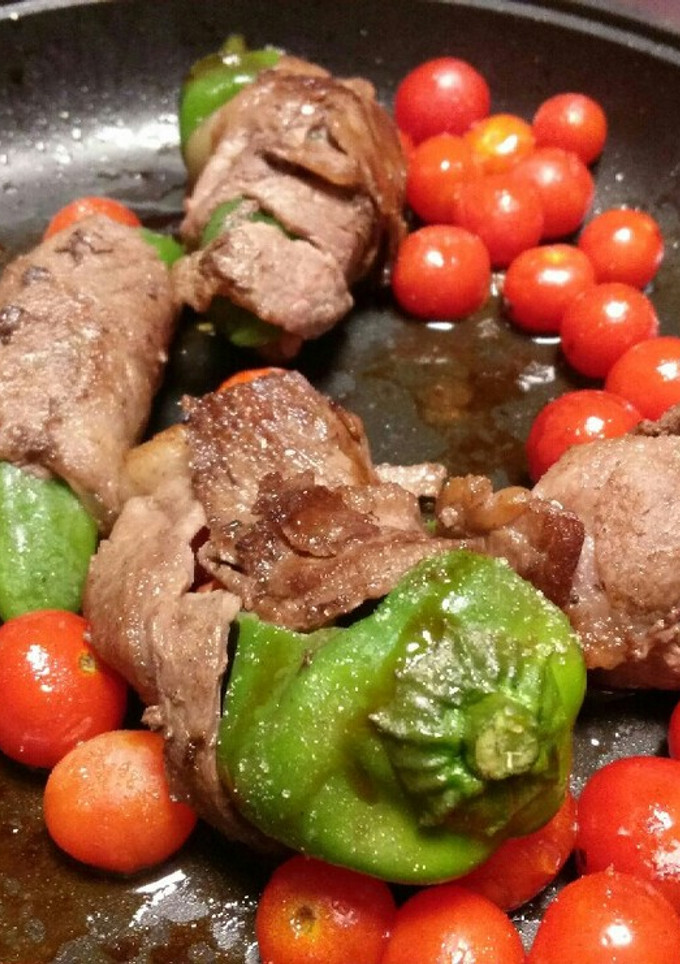 牛薄切り肉巻き万願寺とうがらし-レシピのメイン写真