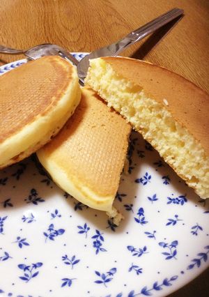 ホットケーキミックスなしパンケーキ-レシピのメイン写真