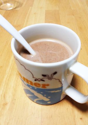 肌寒い朝にほっこり、ホットチョコレート-レシピのメイン写真