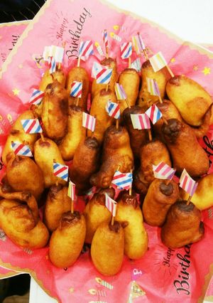 ホットケーキミックスでアメリカンドッグ☆-レシピのメイン写真