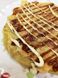 市販のサラダミックスで作る簡単お好み焼き-レシピのメイン写真