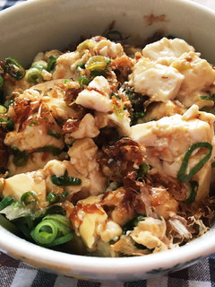 中華風簡単豆腐丼-レシピのメイン写真