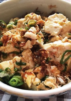中華風簡単豆腐丼-レシピのメイン写真