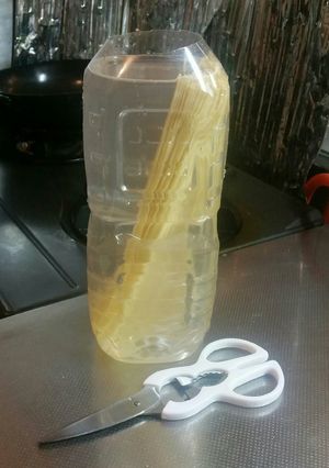 簡単手作り！水漬けパスタ専用容器-レシピのメイン写真