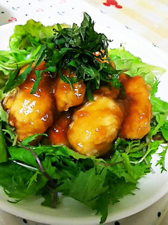 鶏むね肉の甘辛あんかけ-レシピのメイン写真