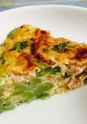 炊飯器☆ツナとブロッコリーのキッシュ風☆-レシピのメイン写真