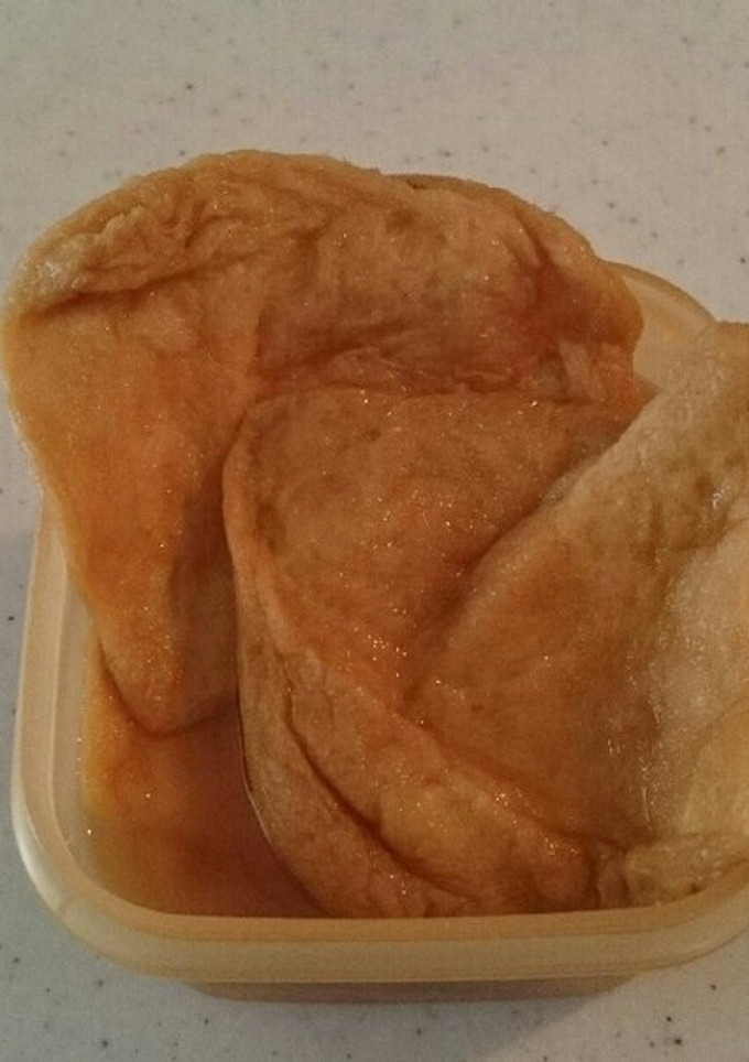 おいなりさんよう油揚げの甘煮-レシピのメイン写真